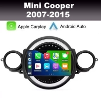 Mini Cooper 2007-2015 radio navigatie android 15 dab+ apple carplay/ android auto