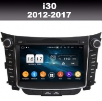 Hyundai i30 2012-2017 radio navigatie carkit 7inch android 10 wifi dab+