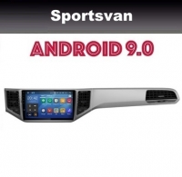 Radio navigatie geschikt voor VW Sportsvan 10,1 inch android 9.0 wifi dab+