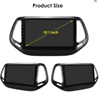 Jeep Compass 2017-2020 radio navigatie 9inch android 14 dab+ apple carplay/ android auto