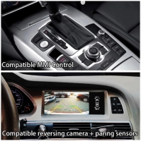 Navigatie geschikt voor Audi A6 2005-2011 android 9 carkit wifi dab+ 8,8inch