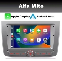 Alfa Romeo Mito radio navigatie android 14 wifi dab+ apple carplay