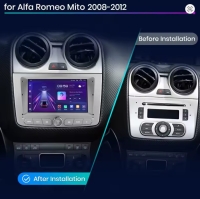 Alfa Romeo Mito radio navigatie android 14 wifi dab+ apple carplay