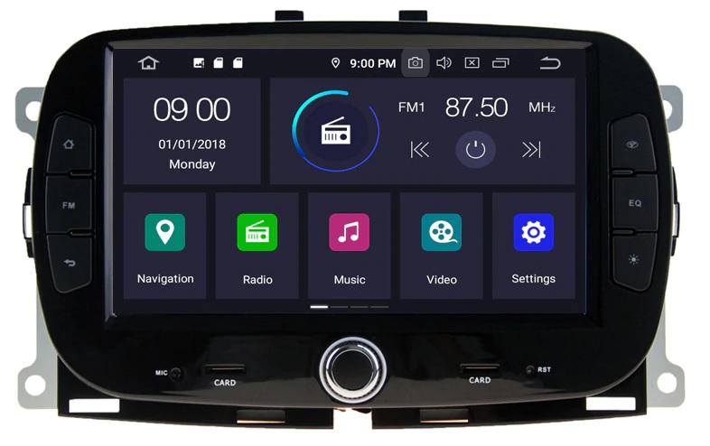 Fiat 500 2016- radio navigatie carkit android 10 wifi - www.caraudioexpert.nl