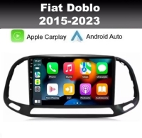 Fiat Doblo 2015-2023 radio navigatie 9inch wifi android 14 dab+ carplay/androidauto