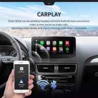 Navigatie geschikt voor Audi Q5 android 10 wifi dab+ 10,25inch apple carplay/androidauto