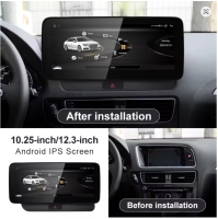 Navigatie geschikt voor Audi Q5 android 14 dab+ 10.25inch apple carplay/androidauto