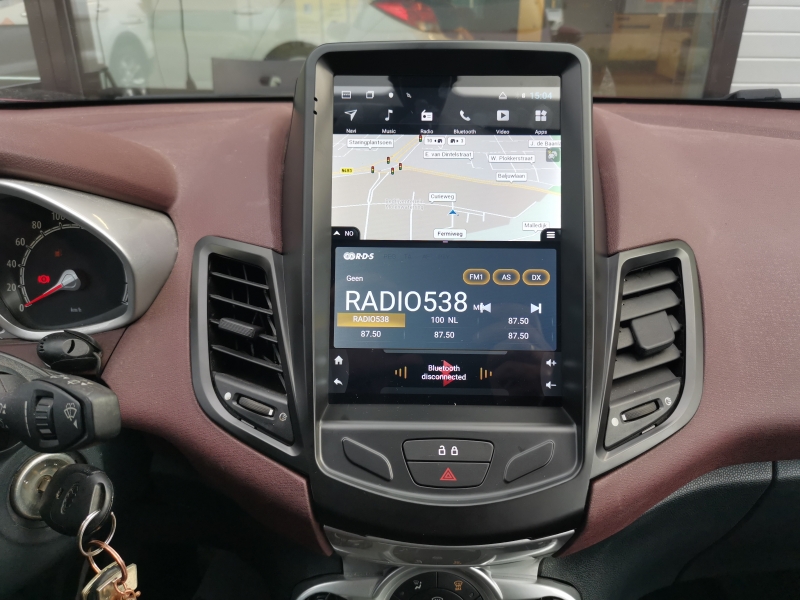 Kritisch Verlichten Minst Ford Fiesta MK7 navigatie radio 10,4 inch wifi android 10 dab+  carplay/androidauto - www.caraudioexpert.nl