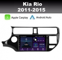 Kia Rio 2011-2015 radio navigatie 9inch android 11 wifi dab+ carplay