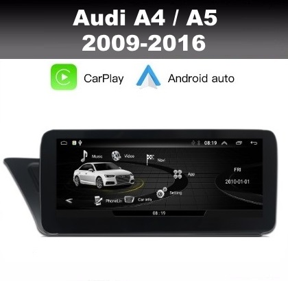 College Bemiddelaar leg uit Navigatie geschikt voor Audi A4 A5 android 10 wifi bluetooth dab+ 10,25  inch - www.caraudioexpert.nl