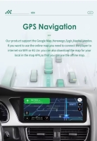 Navigatie geschikt voor Audi A4 A5 2009-2016 android 14 dab+ apple carplay/androidauto