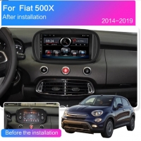 Fiat 500X 2014- radio navigatie 9inch carkit android 9.0 wifi dab+