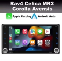 Toyota Corolla Verso Rav4 Celica MR2 radio navigatie 7inch android 14 dab+ apple carplay