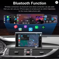 Audi A1 A3 A4 A5 A6 A7 A8 Q2 Q3 Q5 Q7 draadloos Apple Carplay AndroidAuto camera