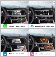 Audi A1 A3 A4 A5 A6 A7 A8 Q2 Q3 Q5 Q7 draadloos Apple Carplay AndroidAuto camera