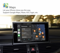 Audi A3 A4 A5 A6 A7 A8 Q3 A5 Q7 draadloos Carplay Android Auto Mirrorlink voor/achter camera