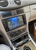 Mercedes CLK W209 radio navigatie 8inch android 13 wifi dab+ apple carplay