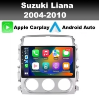 Suzuki Liana 2004-2010 radio navigatie 9inch android 14 dab+ apple carplay androidauto