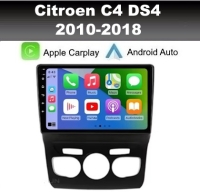 Citroen C4  DS4 2010- 2018 radio navigatie 10,1inch android 14 wifi dab+ apple carplay
