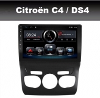 Citroen C4  DS4 2010- radio navigatie carkit 9inch android 9.0 wifi dab+