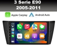 BMW 3serie E90 2005-2011 radio navigatie 9inch android 14 dab+ apple carplay androidauto