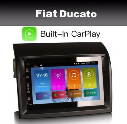 Fiat Ducato radio navigatie carkit android 11 wifi dab+  carplay