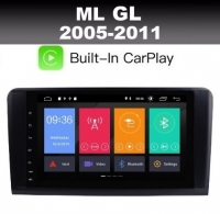 Mercedes ML GL radio navigatie carkit 9inch android 11 wifi dab+ carplay