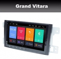 Suzuki Grand Vitara radio navigatie carkit 8 inch android 10 wifi dab+