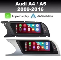 Navigatie geschikt voor Audi A4 A5 8,8inch 2009-2016 android 14 dab+ apple carplay/androidauto