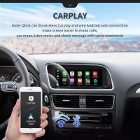 Navigatie geschikt voor Audi Q5 android 10 wifi dab+ 8,8inch apple carplay/androidauto