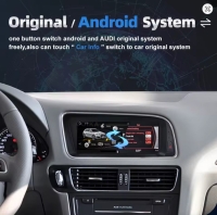 Navigatie geschikt voor Audi Q5 android 14 dab+ 8.8inch apple carplay/androidauto