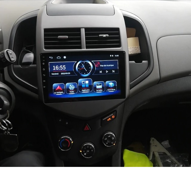 Chevrolet Aveo Radio Navigatie Carkit 9Inch Android 9.0 Wifi Dab+ - Www.caraudioexpert.nl