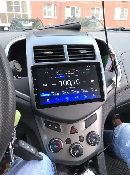 Chevrolet Aveo Radio Navigatie Carkit 9Inch Android 9.0 Wifi Dab+ - Www.caraudioexpert.nl