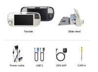 Fiat 500 2007-2015 radio navigatie android 15 dab+ apple carplay/ android auto
