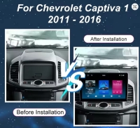 Chevrolet Captiva 2011-2016 radio navigatie 9inch android 15 wifi dab+ apple carplay