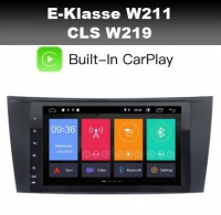 Mercedes EKlasse W211 CLS W219 radio navigatie android 11 wifi dab+ carplay 8inch
