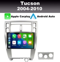 Hyundai Tucson 2004-2010 radio navigatie android 14 dab+ apple carplay/ android auto
