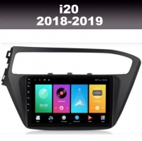 Hyundai i20 2018-2019 radio navigatie carkit 9inch android 10 wifi dab+