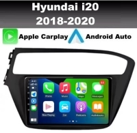 Hyundai i20 2018-2020 radio navigatie android 14 dab+ apple carplay/ android auto