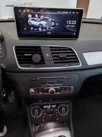 Navigatie geschikt voor Audi Q3 android 10 wifi carkit 10,25inch dab+ carplay/androidauto