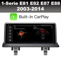 BMW 1serie E81 E82 E87 E88 android 10 navigatie carkit 10,25inch wifi dab+ carplay