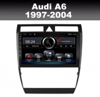 Radio navigatie geschikt voor Audi A6 1997-2004 android 9 wifi dab+ carplay 9inch