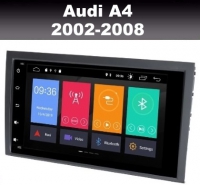 Radio navigatie geschikt voor Audi A4 2002-2008 carkit 8inch android 10 wifi dab+