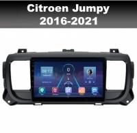 Citroen Jumpy 2016-2021 radio navigatie carkit 9inch android 10 wifi dab+