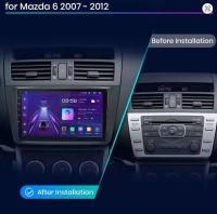 Mazda 6 2007-2012 radio navigatie android 14 dab+ apple carplay/ android auto
