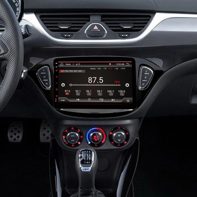 Opel Corsa E Adam 2013-2019 radio navigatie 9inch wifi android 10 dab+  carplay 