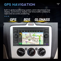 Ford Focus SMax CMax Kuga Transit navigatie android 11 dab+ apple carplay/androidauto