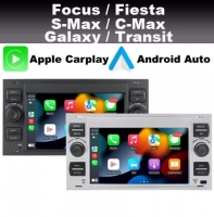 Ford Focus SMax CMax Kuga Transit navigatie android 11 dab+ apple carplay/androidauto