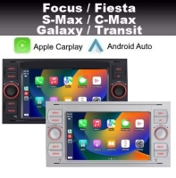Ford Focus SMax CMax Kuga Transit navigatie android 14 dab+ apple carplay/androidauto