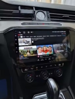Radio navigatie geschikt voor VW Passat B8 2014- 2020 10,1inch android 14 wifi dab+ apple carplay